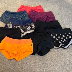 Oiselle Roga Shorts - 9 pairs! All size 4